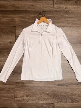Hind Quarter-Zip Long Sleeve Pullover Top
